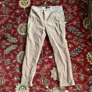 Tan corduroy talbots pants